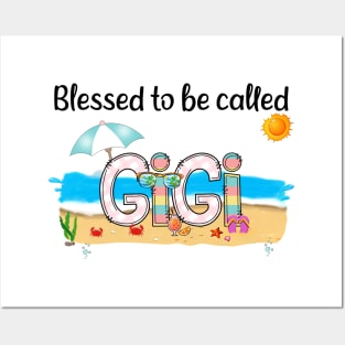 Blessed To Be Called Gigi Summer Beach Happy Mother's Posters and Art